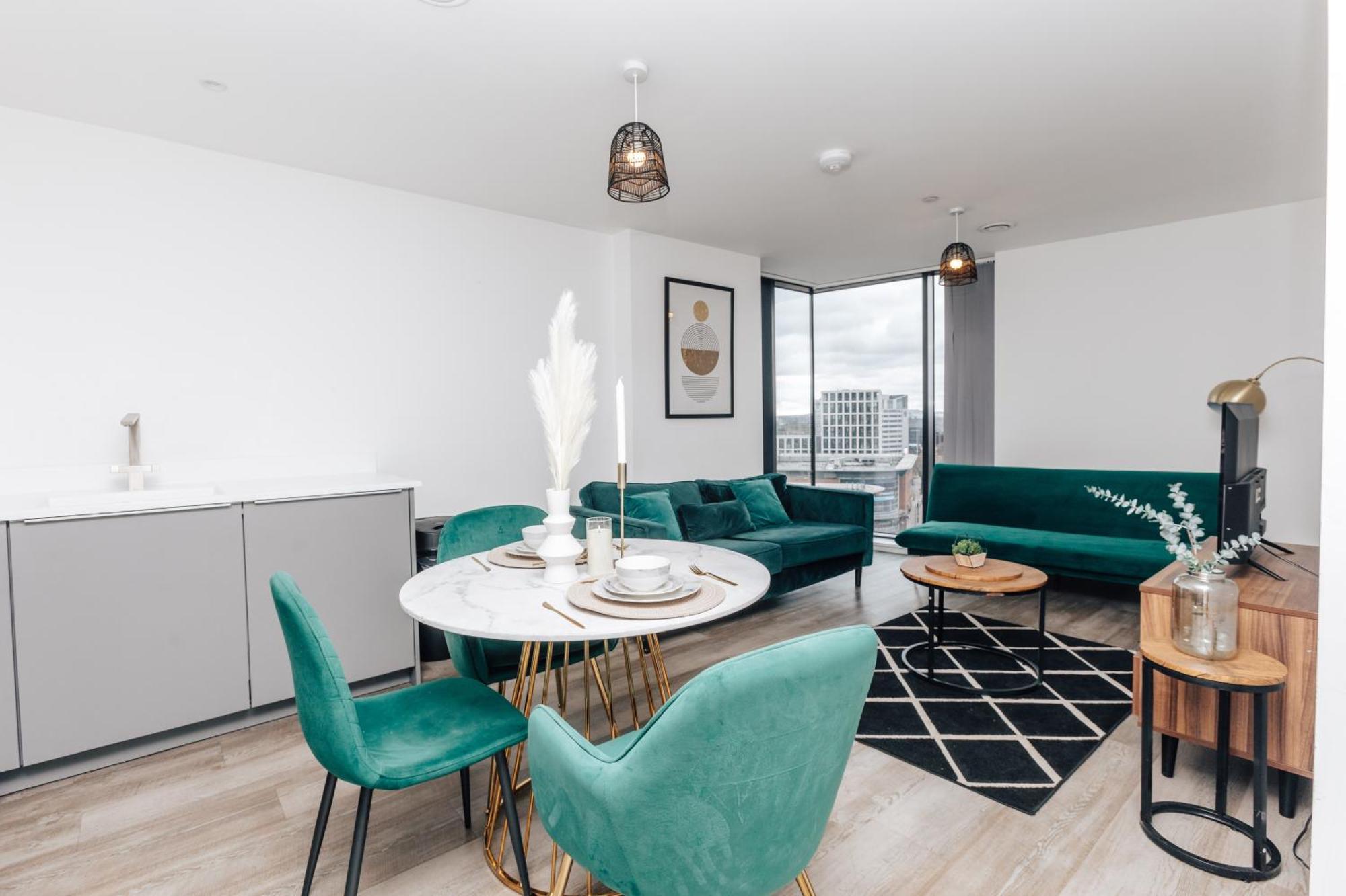 Luxury 2 Bedroom Apartment, Broad Street Бірмінгем Екстер'єр фото